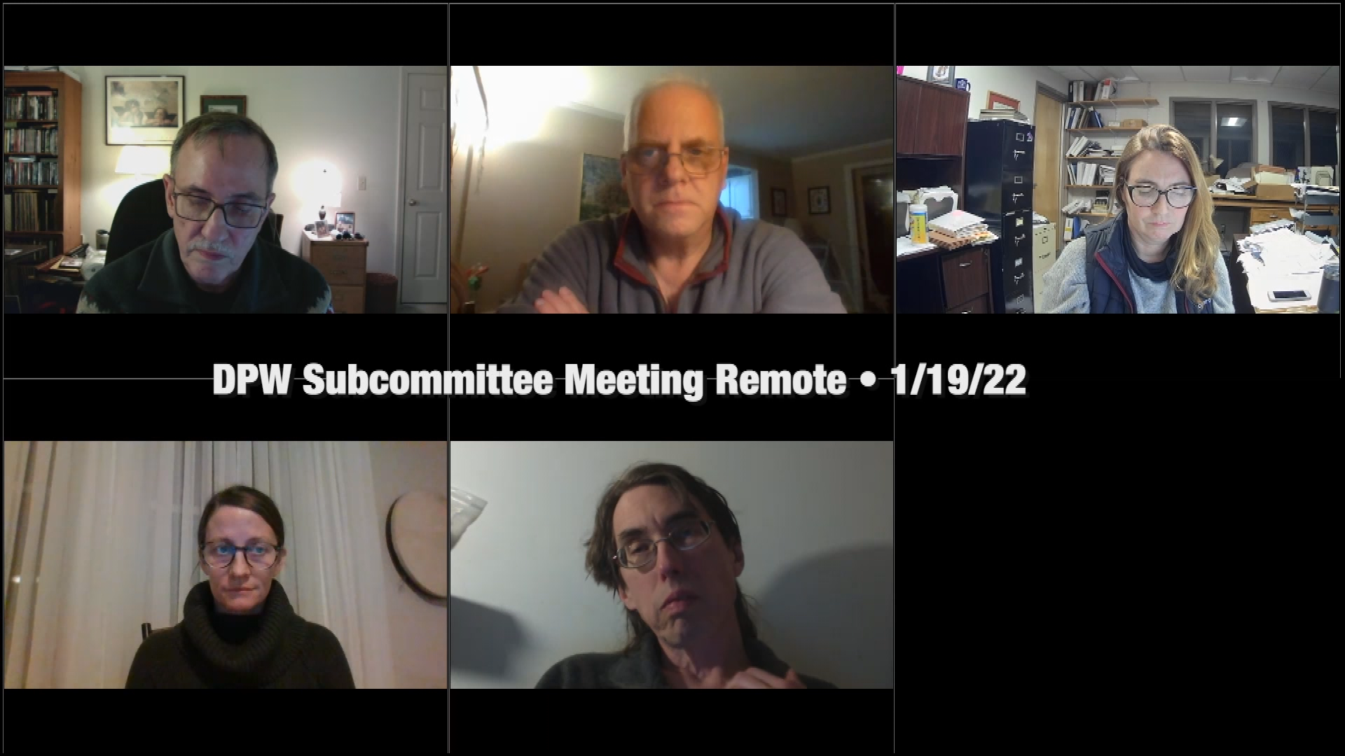 Thumbnail image for Joint DPW Subcommittee & Town Council Meeting - 1/19/2022