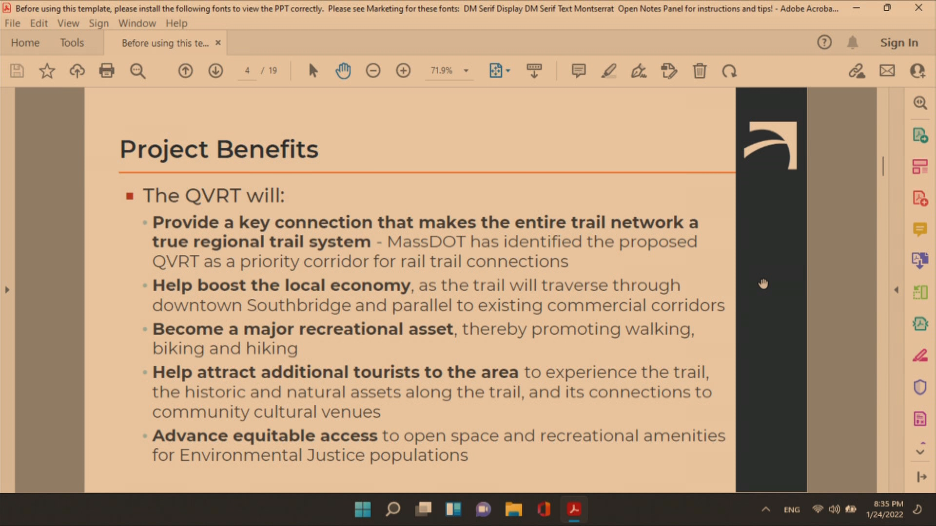 Thumbnail image for Town Council Meeting - 1/24/2022, Part 1