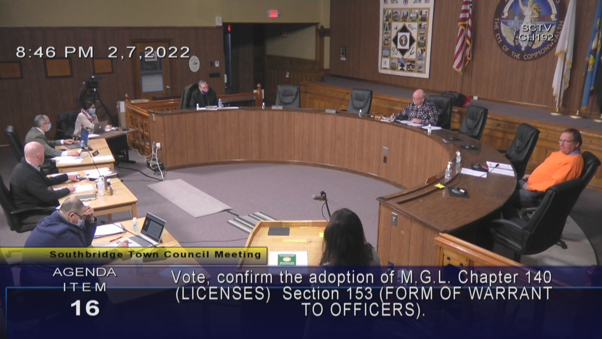 Thumbnail image for Town Council Meeting - 2/7/2022