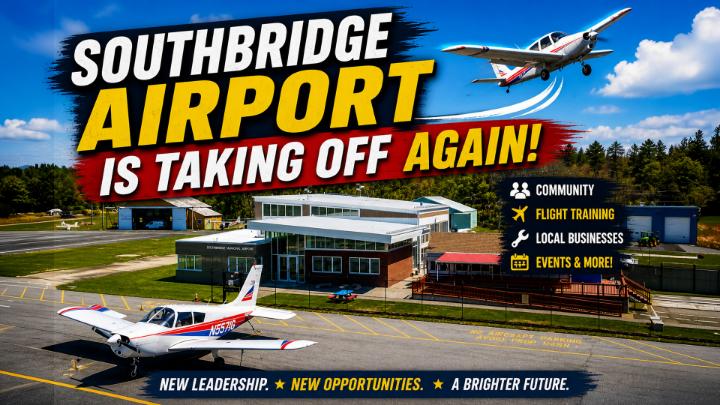Thumbnail image for Southbridge Airport Is Taking Off Again
