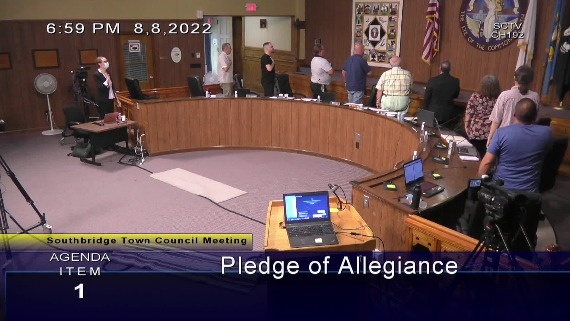 Thumbnail image for Town Council Meeting - 8/8/2022. Pt. 1