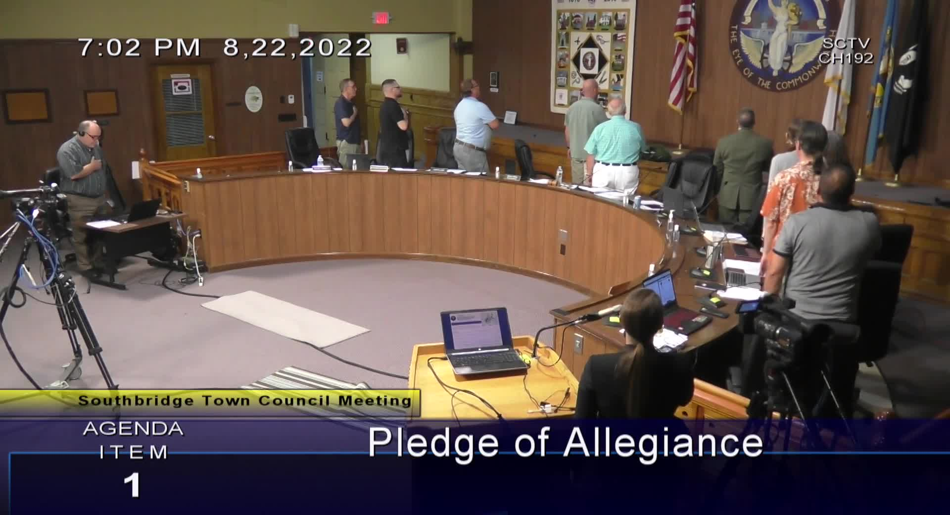 Thumbnail image for Town Council Meeting - 8/22/2022