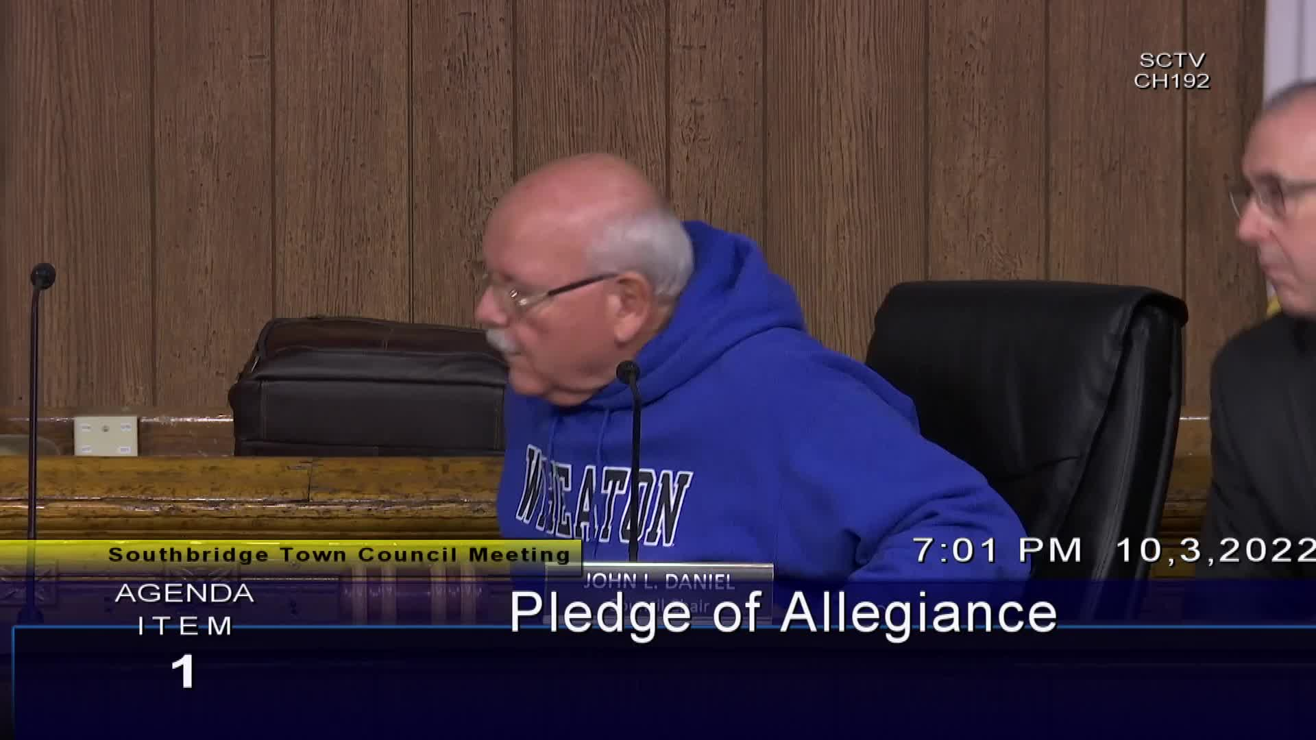 Thumbnail image for Town Council Meeting - 10/3/2022