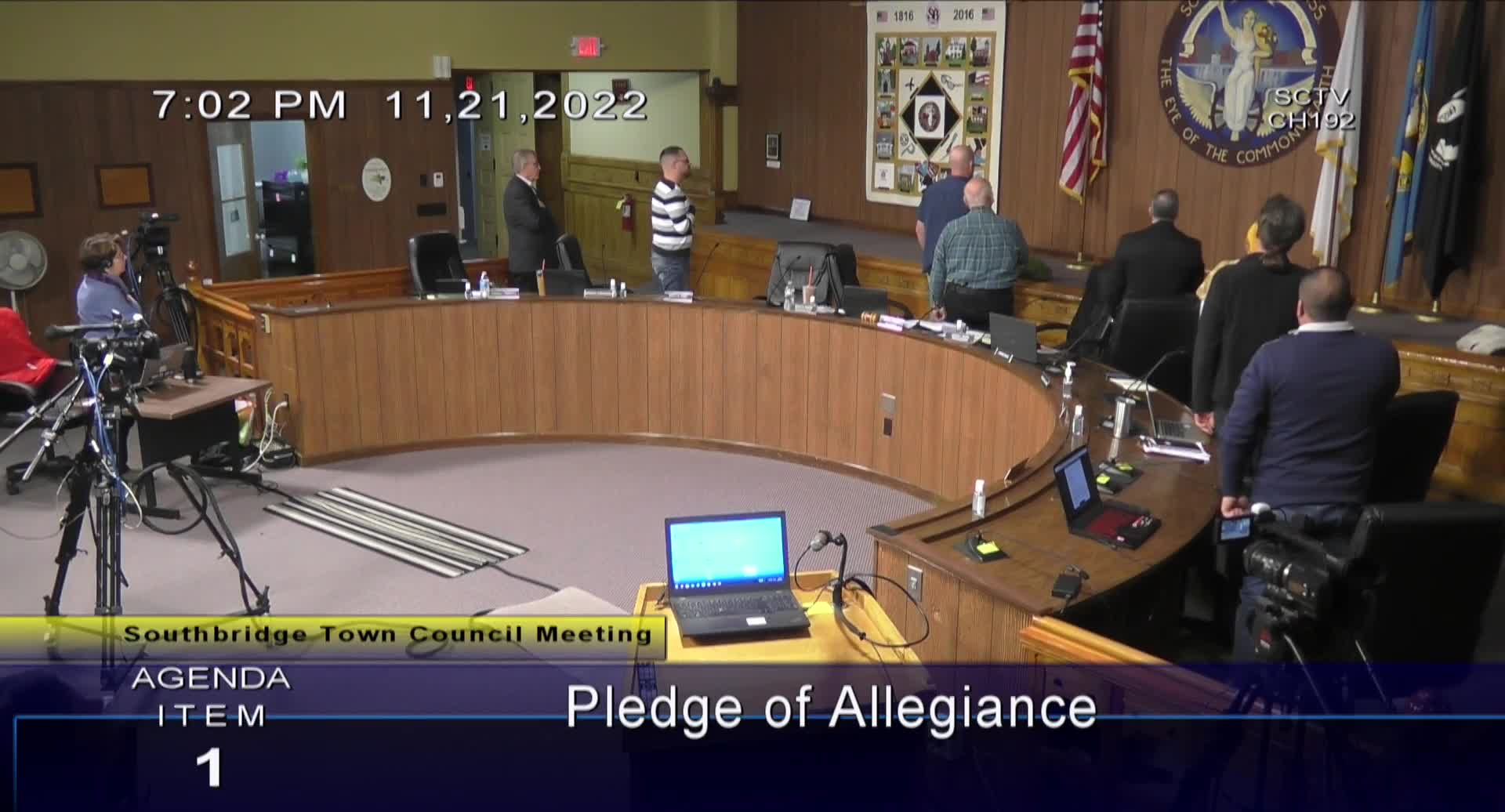 Thumbnail image for Town Council Meeting - 11/21/2022