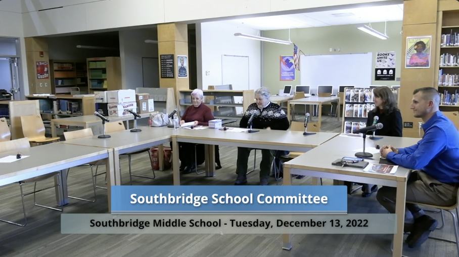 Thumbnail image for Southbridge School Committee Meeting December 13, 2022