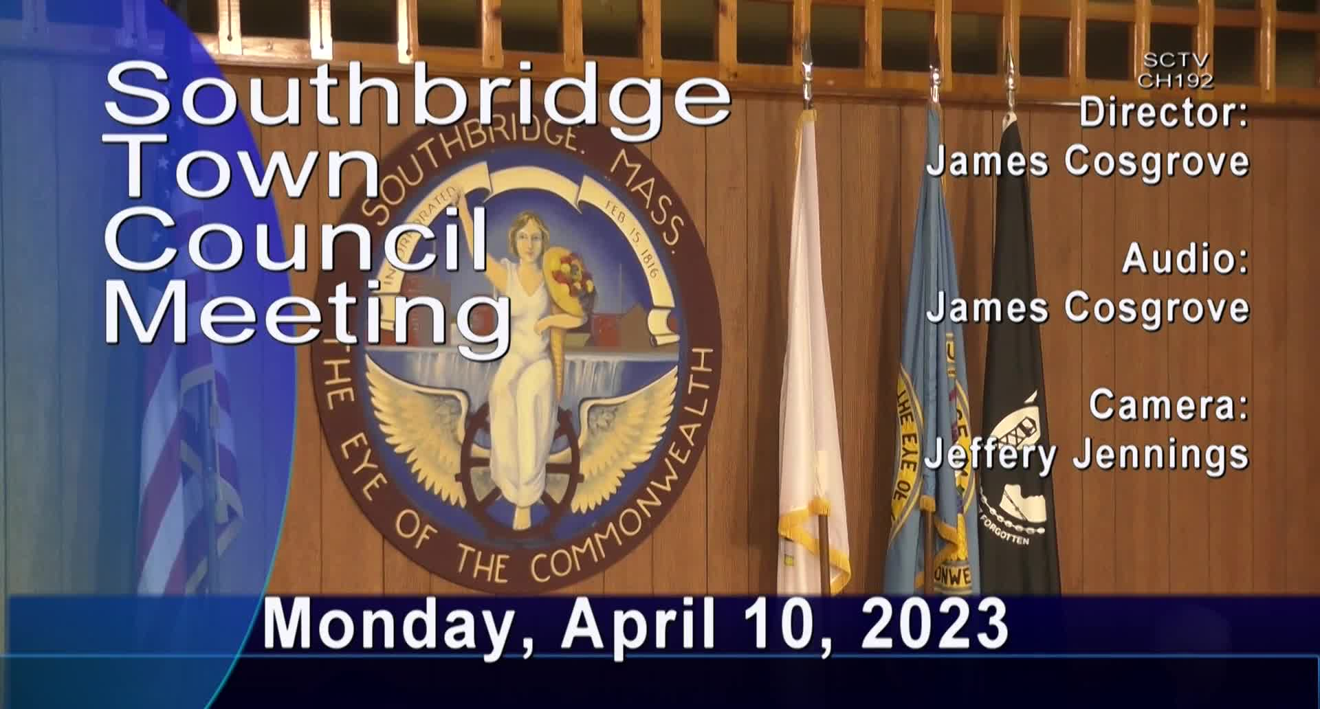 Thumbnail image for Town Council Meeting - 4-10-2023