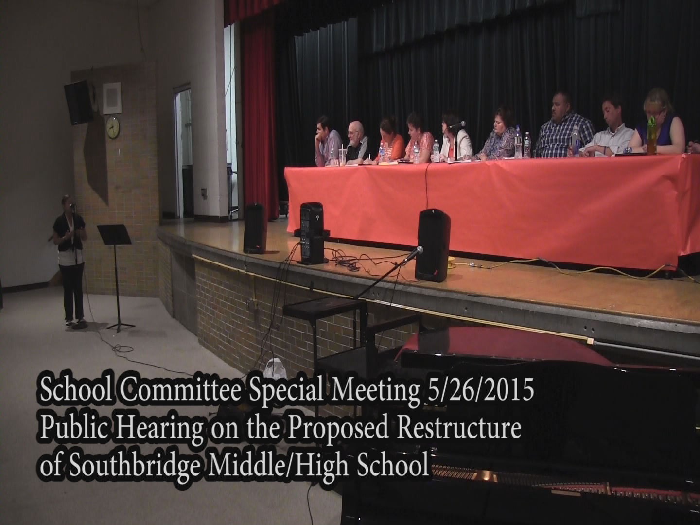 Thumbnail image for School Committee Public Hearing on Restructure of SMHS 5/26/2015
