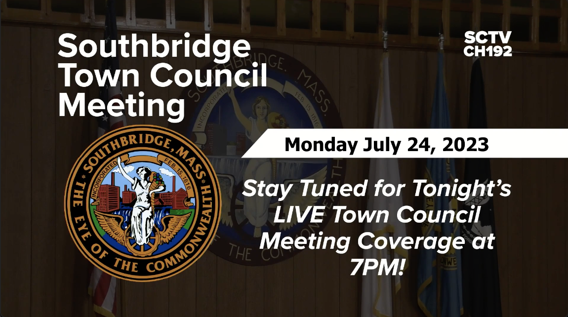 Thumbnail image for Southbridge Town Council Meeting -  7/24/23
