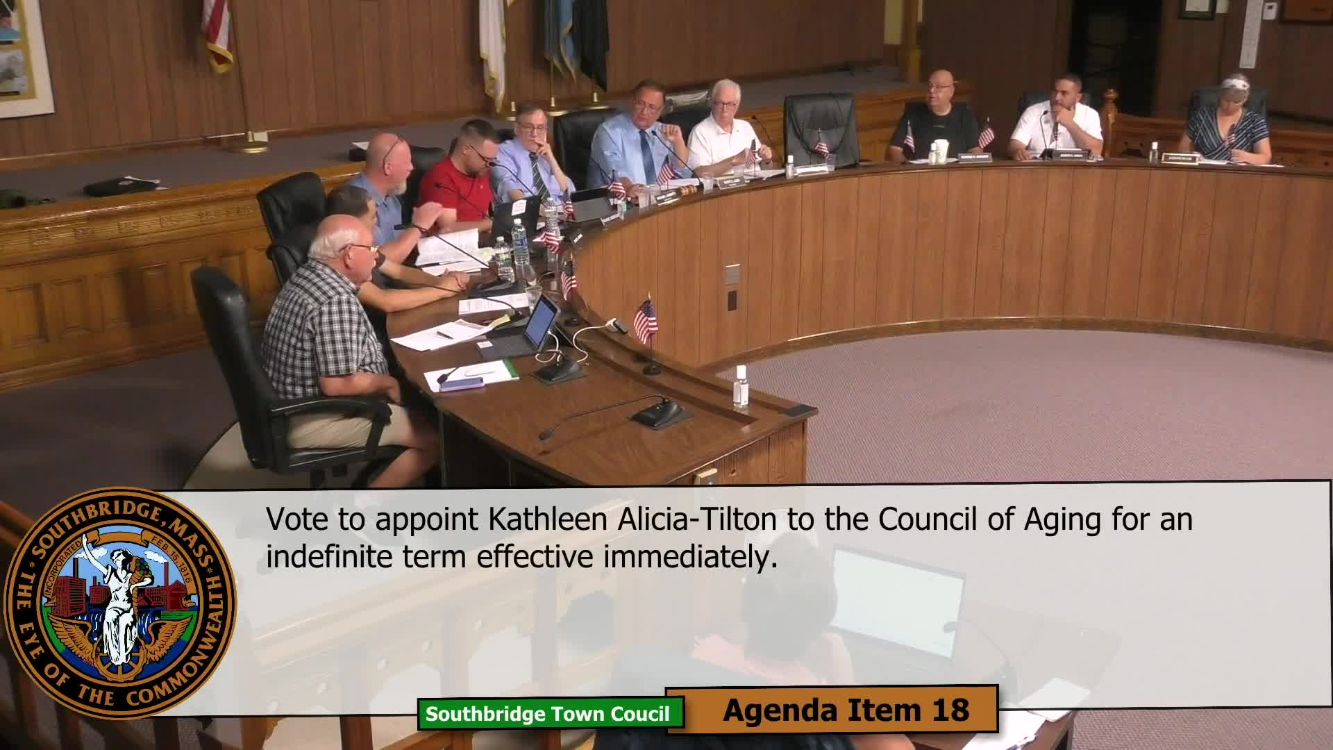 Thumbnail image for Town Council Meeting - 8_7_2023